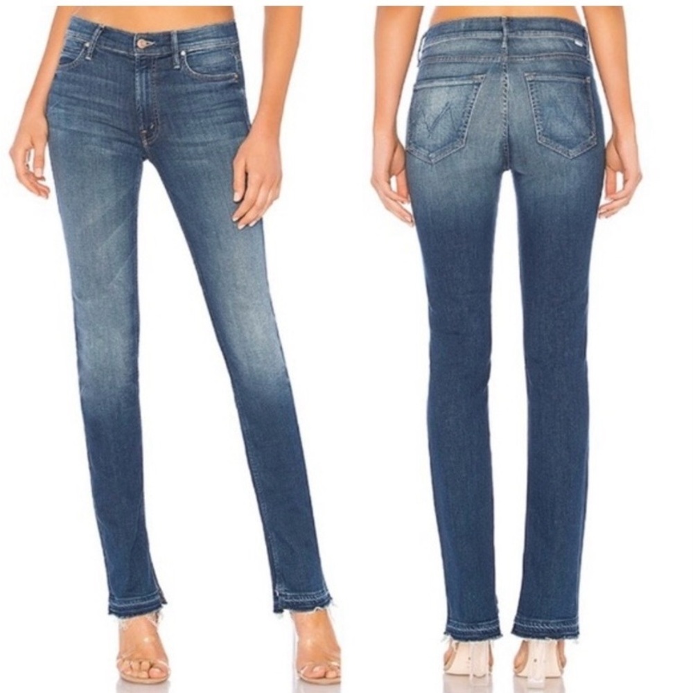 Mother Jeans, Size 27, The Rascal Slit Undone Hem, NWOT, Wild at Heart Wash